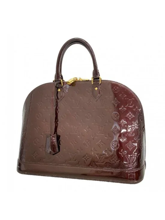 Louis Vuitton Handbag Vernis Alma GM Amaranto