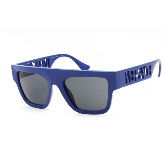 NWT Versace VE4430U Blue Rectangle 53mm Sunglasses
