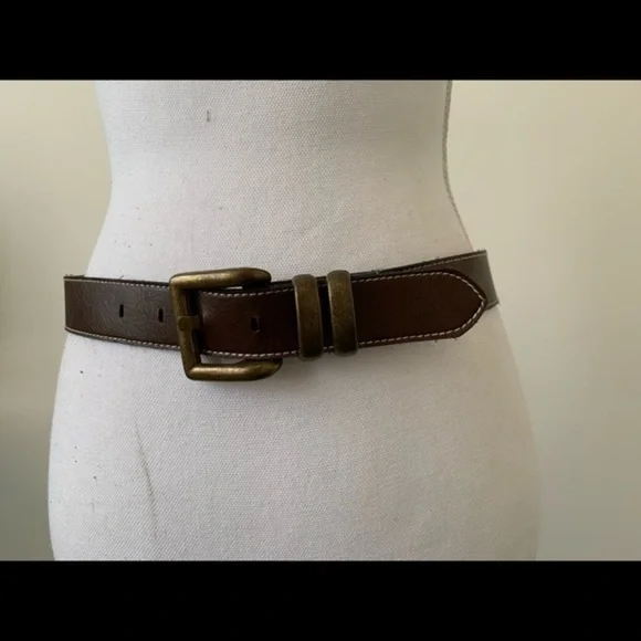 Men's Brown Leather Belt
