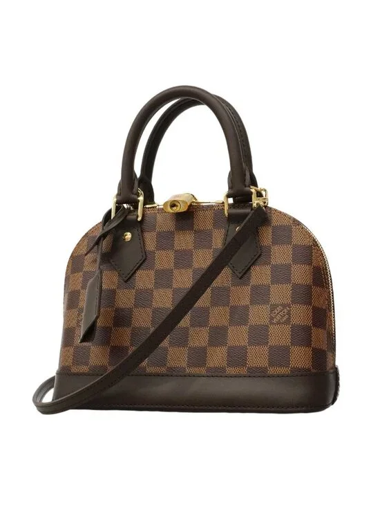 Louis Vuitton Handbag Damier Alma BB Ebene 2-Way