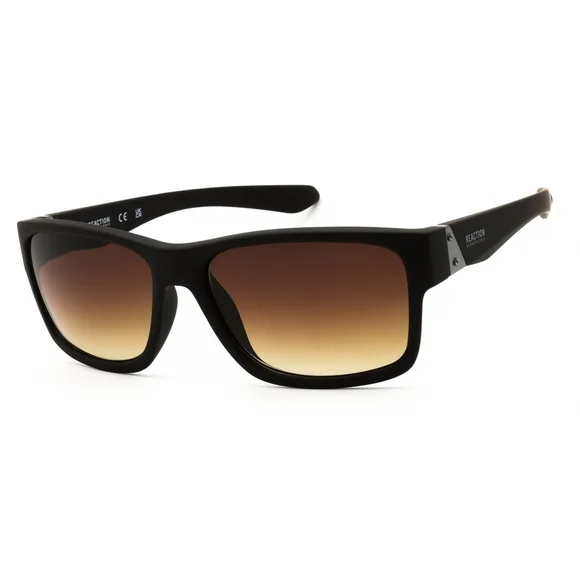 NWT Kenneth Cole Reaction KC1246-49F Grey Rectangle 58mm Sunglasses
