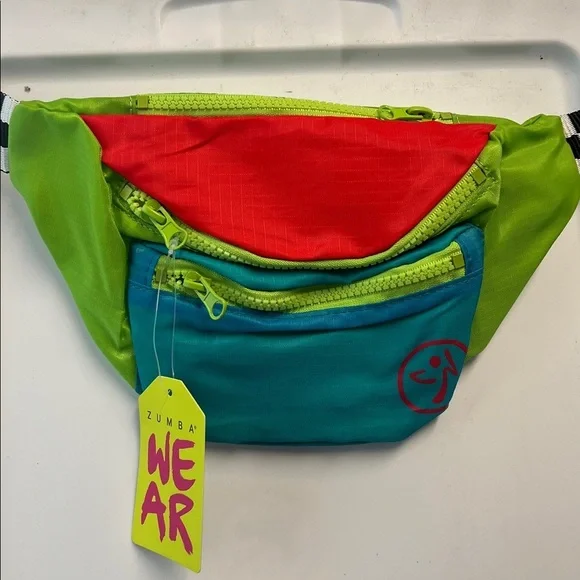 Zumba Fitness Better Faster waist bag 80’s 90’s influenced Bumbag fanny pack Nwt