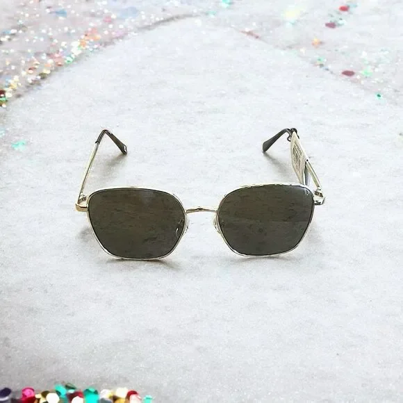 AIRE Women's Spiral Sunglasses in Gold Brand New With Tags