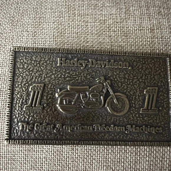 Harley Davidson Belt Buckle Freedom Machine 97697-15VM 3.5x2in Americana