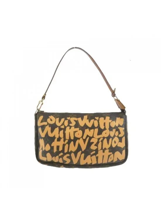 Louis Vuitton Monogram Graffiti Pochette Soirle Pouch