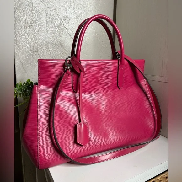 Louis Vuitton Pink Epi Marly 2 Way Bag