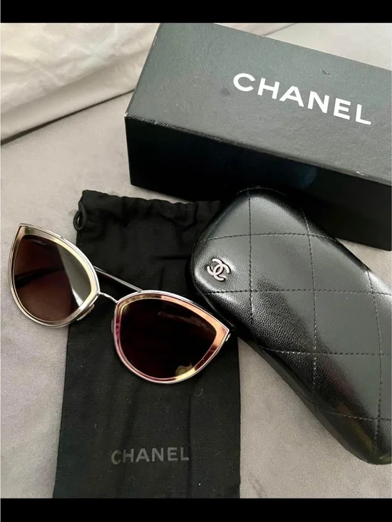 Chanel Women's Gradient Cat-Eye Sunglasses