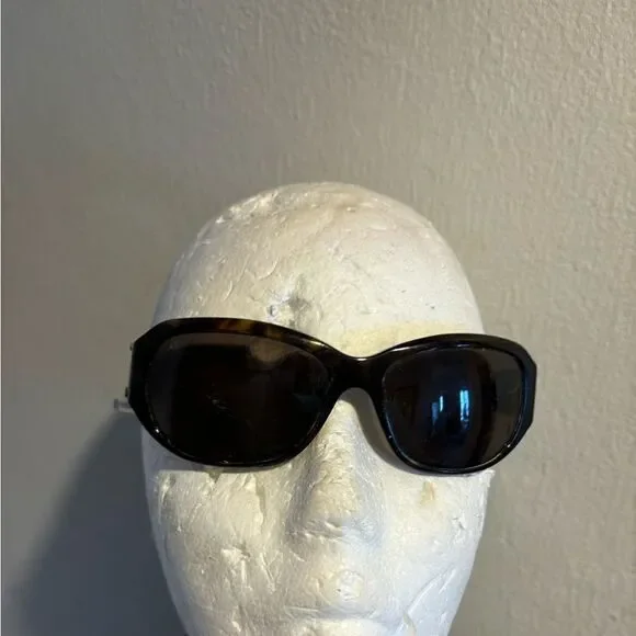 Vintage Versace Sunglasses Model 4092 Medusa head logo glasses tortoise round