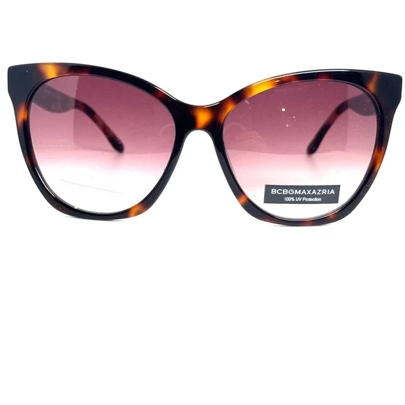 BCBGMAXAZRIA Sunglasses FLAWLESS Tortoise Brown‎ Cat Eye H16621