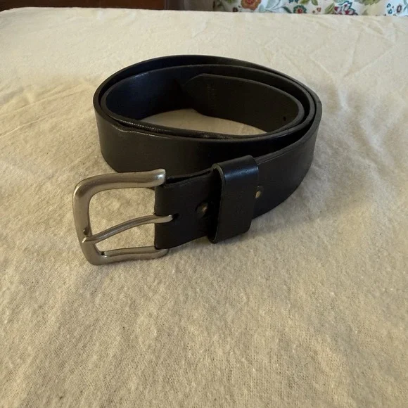 Carhartt Belt Genuine Leather Black Men's Size 40 'EUC'