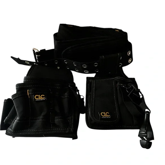 CLC Tool Works 5 Pc Belt/Tool Pouches Set
