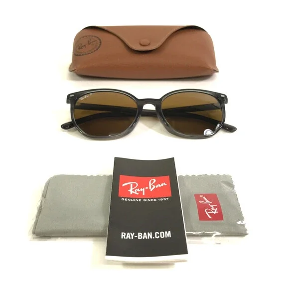 Ray-Ban Sunglasses RB2197F ELLIOT 1438/M3 Asian Fit Grey with Polarized B-15