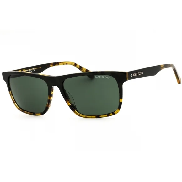 NWT Kenneth Cole New York KC00040-05N Black Rectangle 56mm Sunglasses