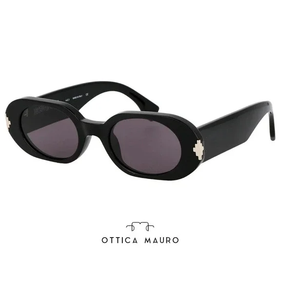 NWT Marcelo Burlon Nire Black Grey 51mm Sunglasses