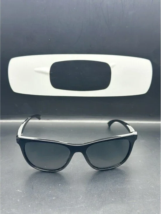 Oakley Leadline Polished Black/Grey Lenses
