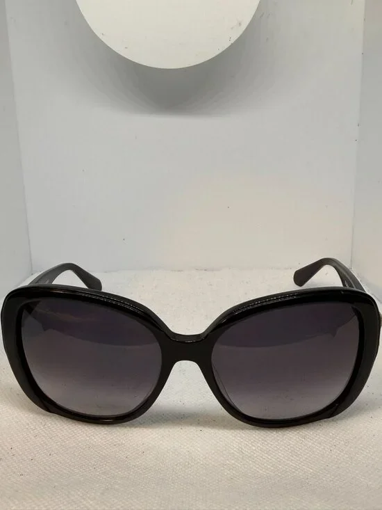 Balmain BL2044B 01 Black Acetate Square Smoke Gradient Sunglasses 57-16-135