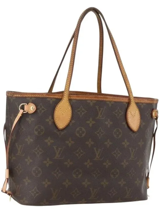 LOUIS VUITTON Monogram Neverfull PM Tote Bag M40155 LV Auth am10359