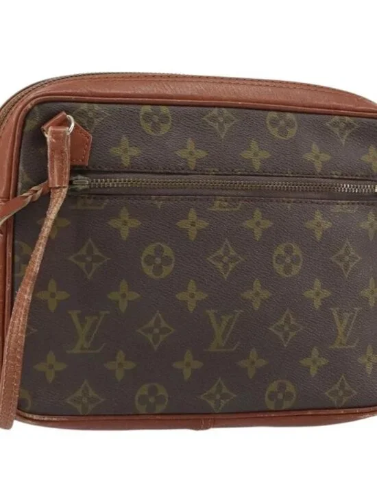 LOUIS VUITTON Monogram Pochette Sports Clutch Bag N0.183 LV Auth gh1595