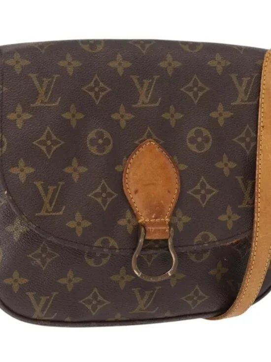 LOUIS VUITTON Monogram Saint Cloud GM Shoulder Bag M51242 LV Auth BA8286
