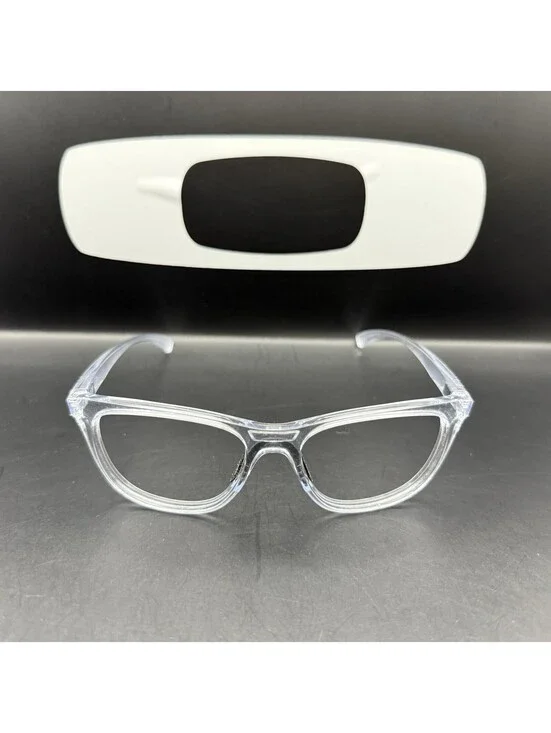 Oakley Leadline Polished Clear Frame (Silver Icon) OO9473-0856