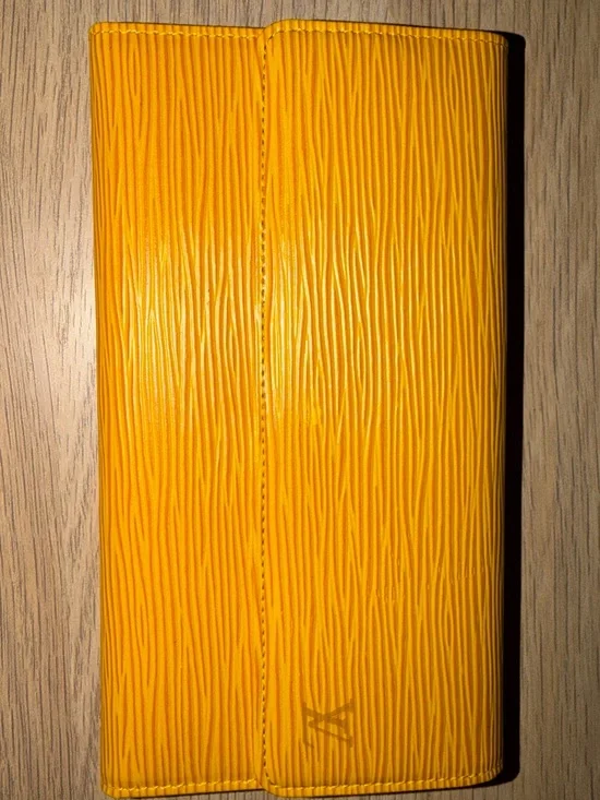Louis Vuitton Golden Yellow Leather Wallet