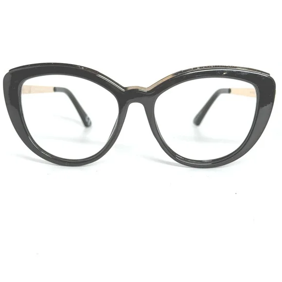 Prive Revaux Sunset Place S‎ 807M9 Black Gold Polarized Cat Eye Sunglasses 21834