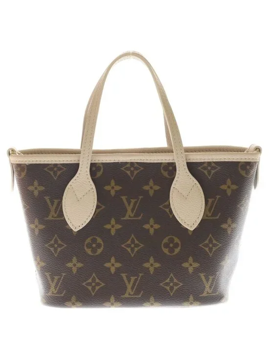 Louis Vuitton Monogram Inside Out BB Leather 2-Way Shoulder Bag Brown