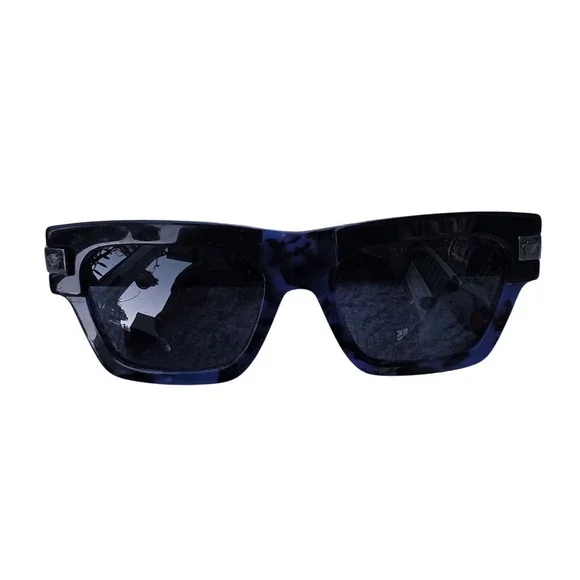 Versace 4464 Frames‎ Blue Tortoise Rectangular Medusa Logo Italy 5458/87 55mm