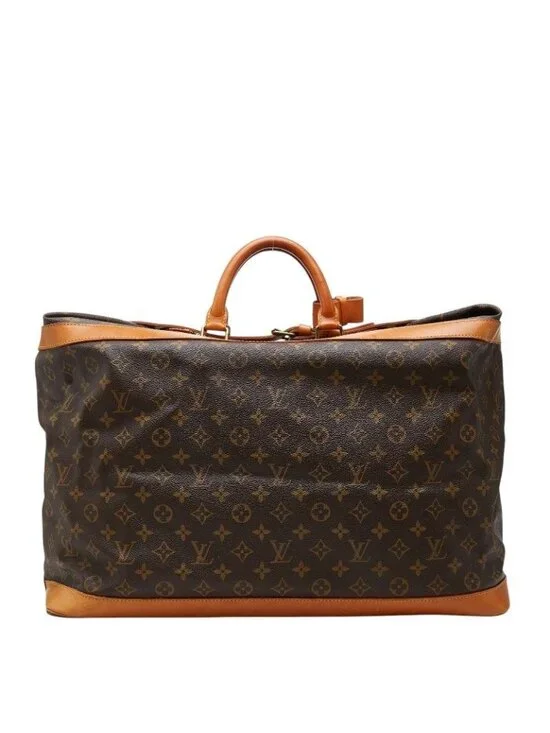 Louis Vuitton Monogram Cruise 50 Boston Bag Brown Leather