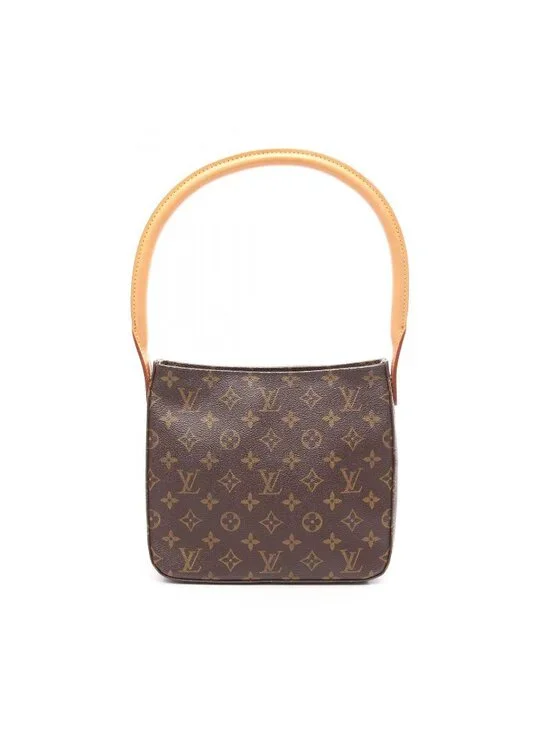 Louis Vuitton Shoulder Bag Looping MM Monogram Canvas Leather