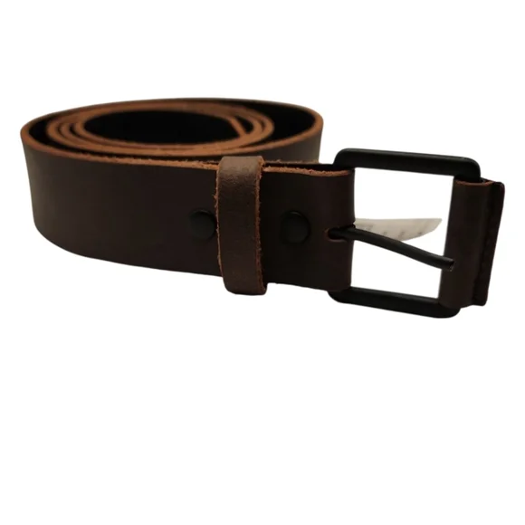 American Eagle Dark Brown Mens Leather Belt‎