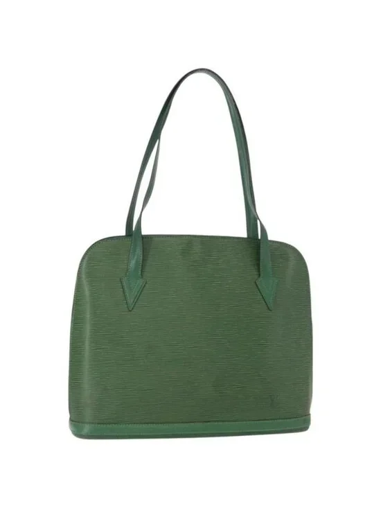 Authentic LOUIS VUITTON Epi Lussac Shoulder Bag Green M52284 LV