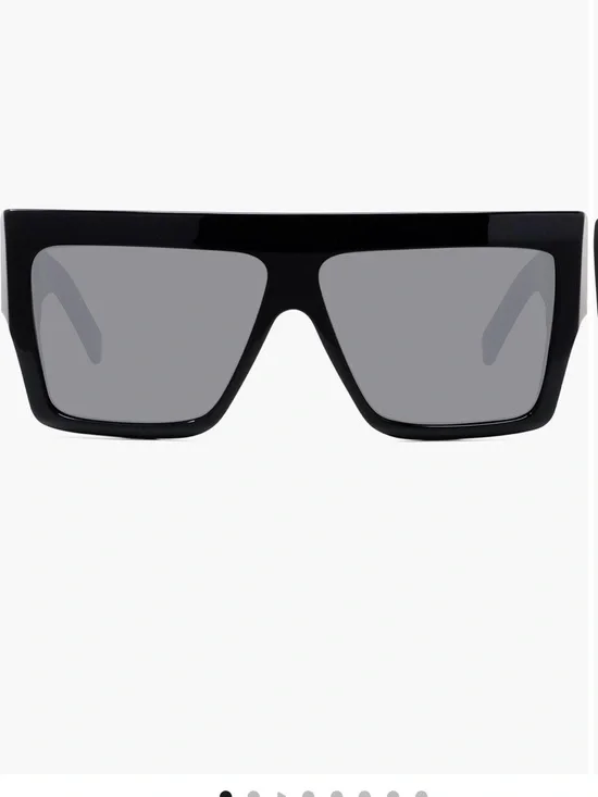 BRAND NEW- CELINE Bold Black 3 Dot Square Sunglasses