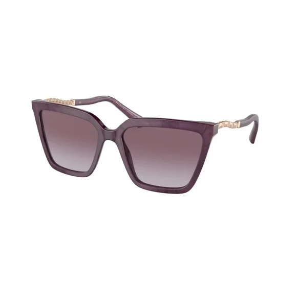 NWT Bvlgari BV8255B-55178H Purple 57mm Sunglasses