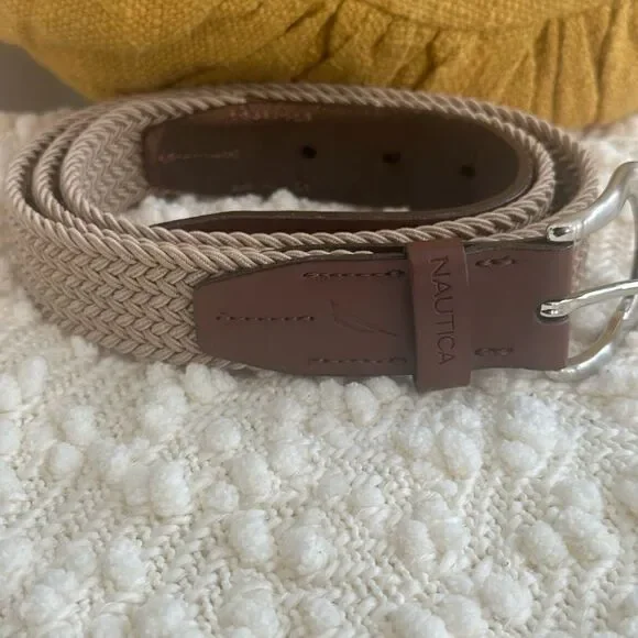 Nautica Weaved & Leather Men’s Belt 44