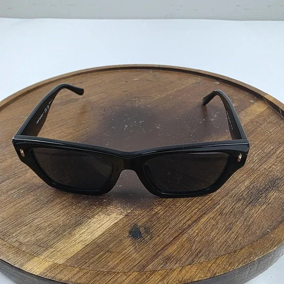 Tory Burch TY7169U 1709/87 Sunglasses Womens 52-17-140 Black Square Tinted