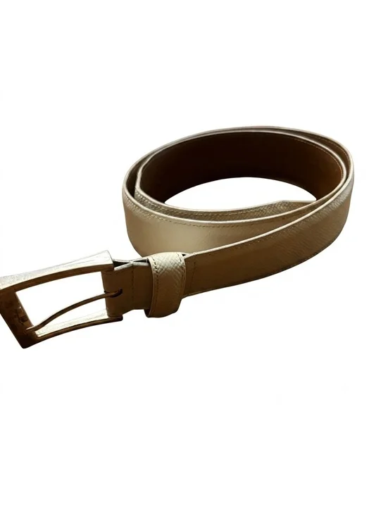 Jack Nicklaus Allen Edmonds Golf Belt 36 Textured White USA Made