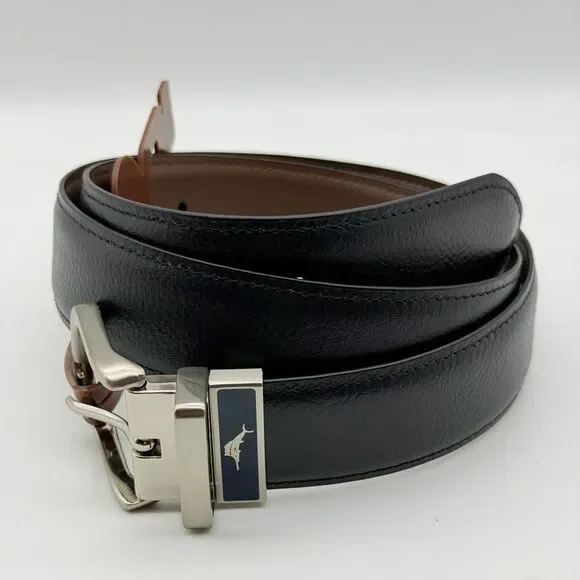 NWT Tommy Bahama Men’s Coated Leather Belt 30-32