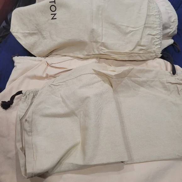 Louis Vuitton Ivory Canvas Dust Bags