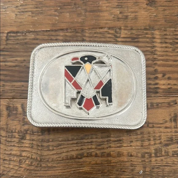 Thunderbird belt buckle