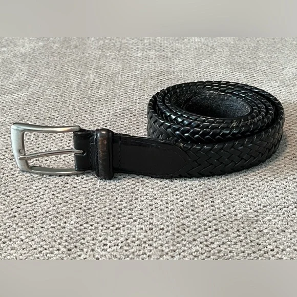 Classy Braided‎ Leather Belt 44