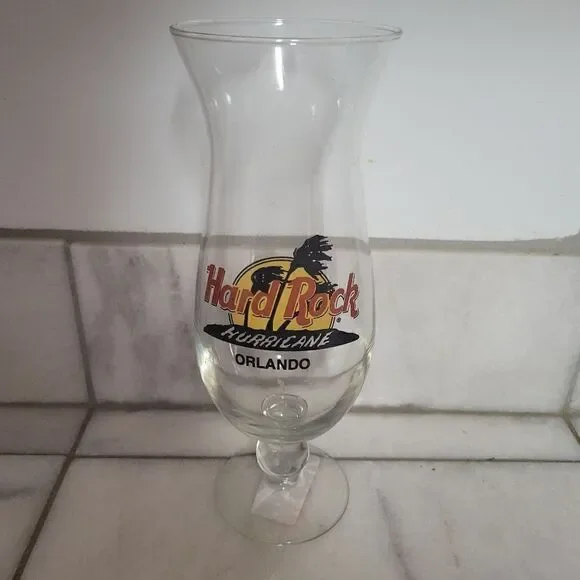HARD ROCK CAFE ORLANDO Hurricane Glass (Original Edition)