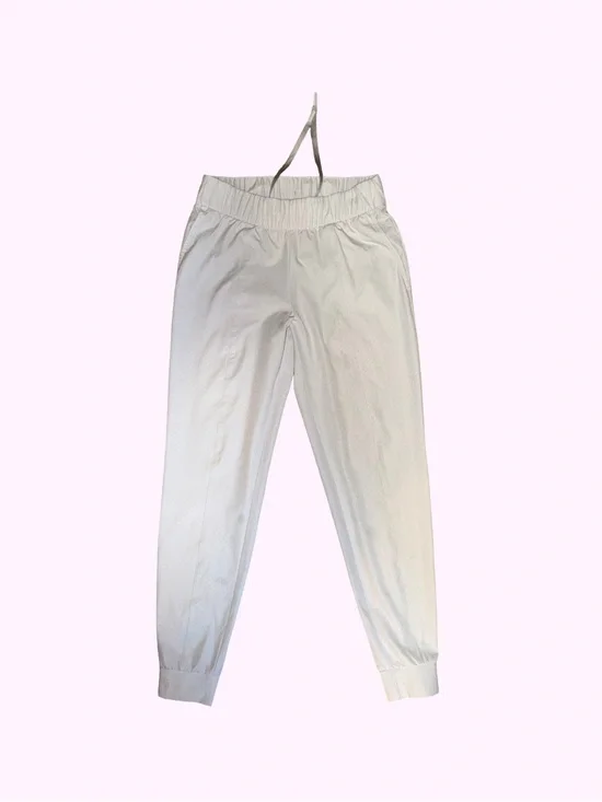 Nike White Ankle-Length Jogger Pants