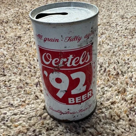 Vintage Oertels 92 Beer Can 12oz Pull‎ Tab Oertel Brewing Co Louisville Kentucky