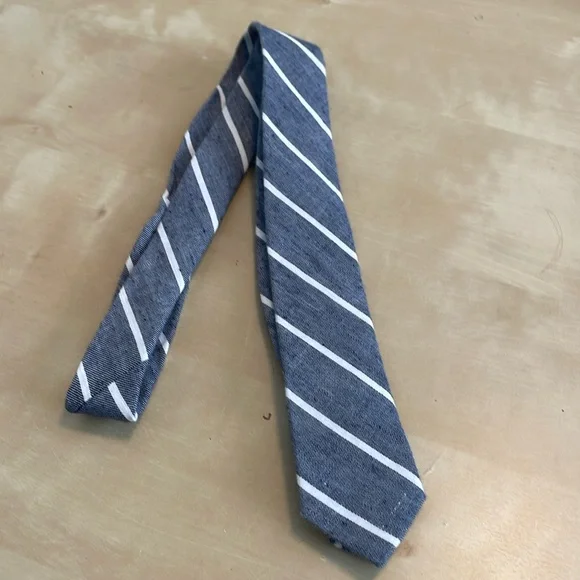Crewcuts boys navy & white striped tie, sizes 2-7, 42”