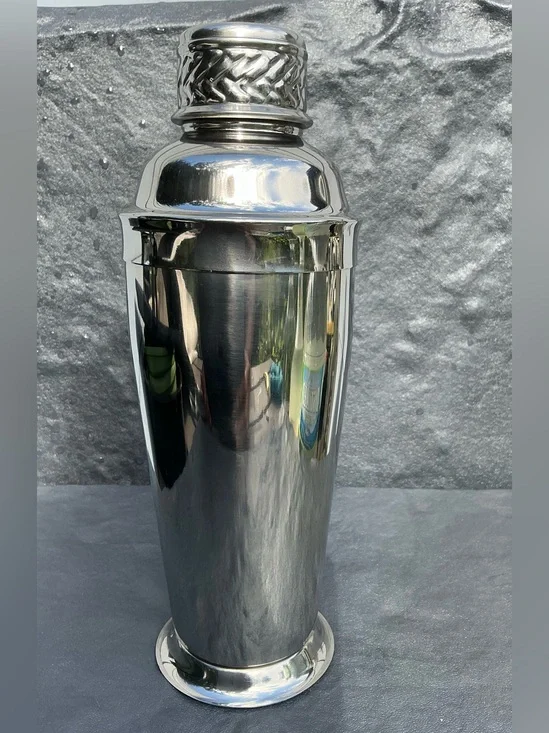 Ralph Lauren Equestrian Braid Stainless Steel Cocktail Shaker 550LR015-548