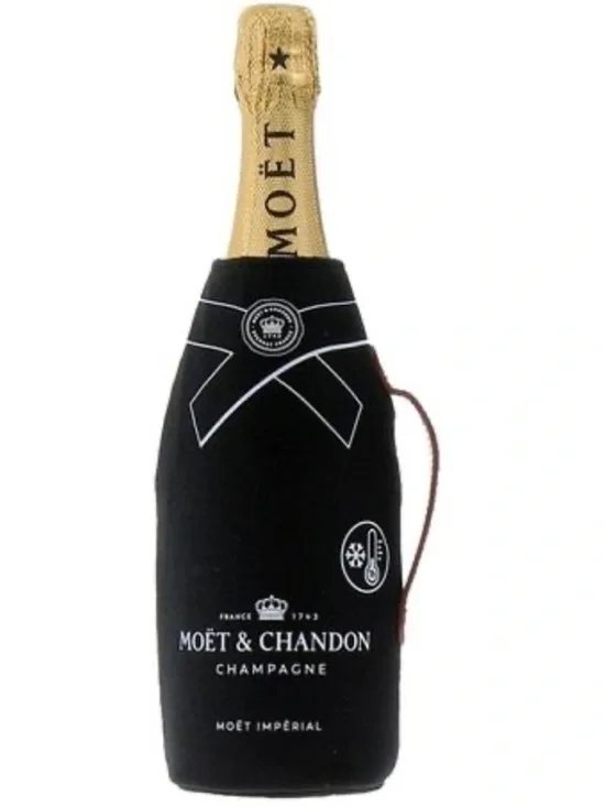 Moët‎ & Chandon Black Champagne Isotherm Suit Insulated Cool Jacket Bottle Cover