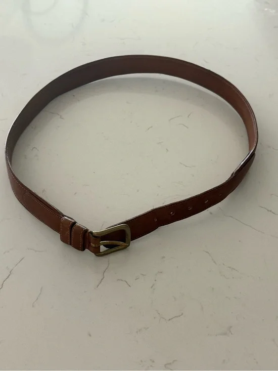 Coach Tan Leather Belt
