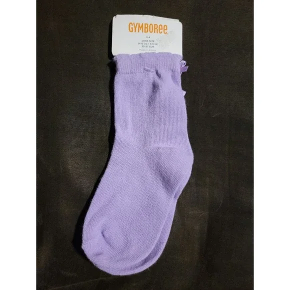 Gymboree daffodil‎ garden purple socks Easter size 3 4 nwt