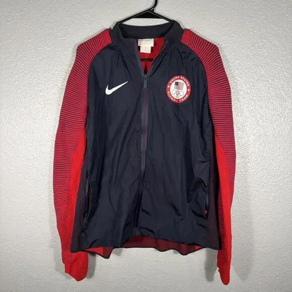 NikeLab Team USA Olympic Womens Basketball Italy Made Tech Jacket XL 810562-451